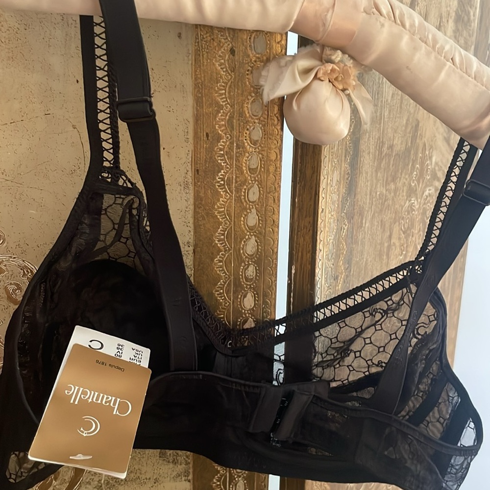 CHANTELLE BLACK BRA. Size 36 - Picture 5 of 14